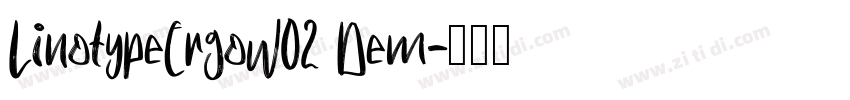 LinotypeErgoW02 Dem字体转换